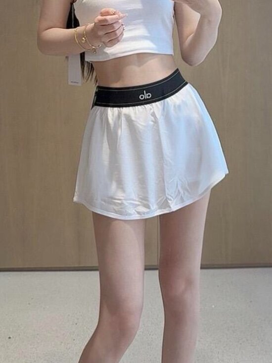 ALO Yoga Pants - New With Tags🏸ALO Yoga White Match Point Tennis Skirt